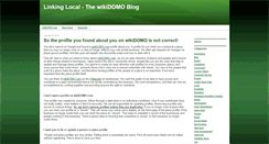 Desktop Screenshot of blog.wikidomo.com