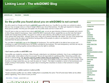 Tablet Screenshot of blog.wikidomo.com